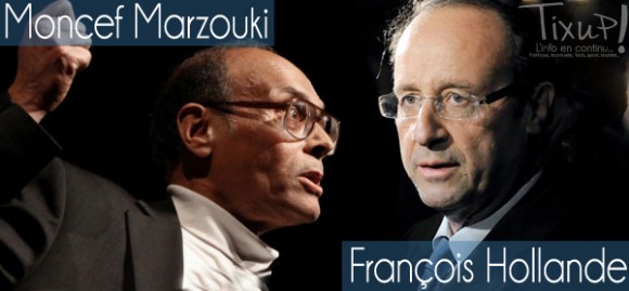 Moncef Marzouki - François Hollande