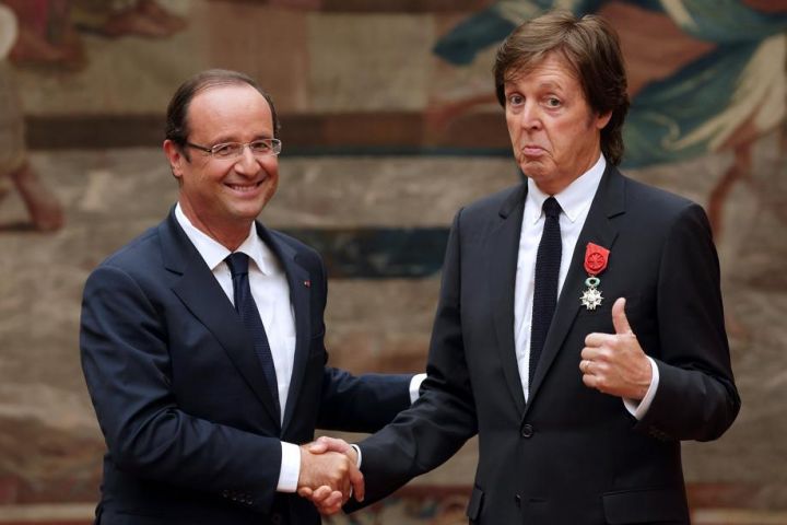 François Hollande - Paul McCartney