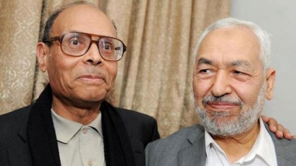 Moncef Marzouki - Rached Ghannouchi