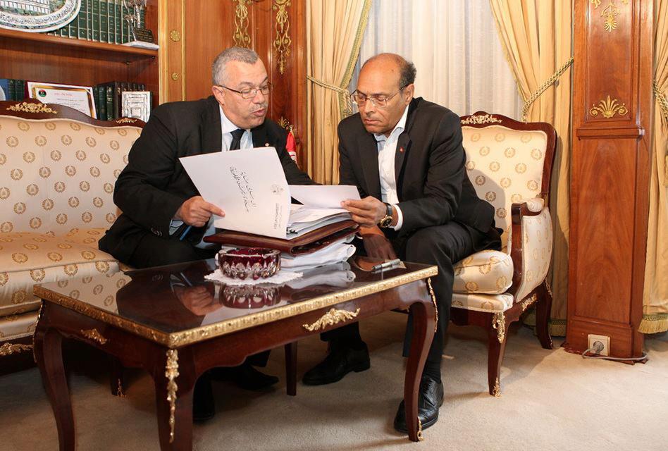 Noureddine Bhiri - Moncef Marzouki