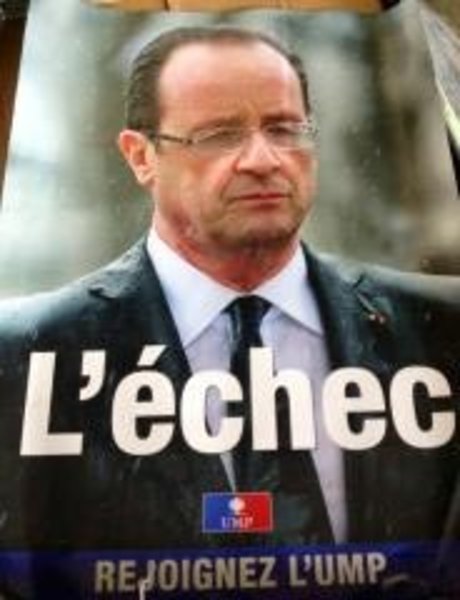 François Hollande - l'échec