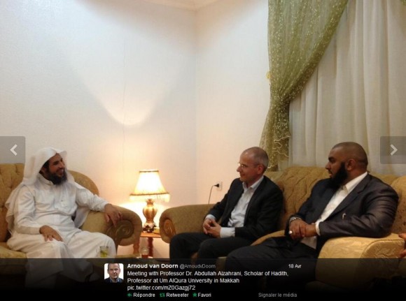 Van Doorn rencontre Dr. Abdullah Alzahrani scholar of hadith