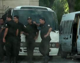 Palais de Justice de Tunis protégé par la police