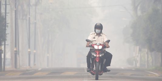 Indonésie - La pollution à Singapour
