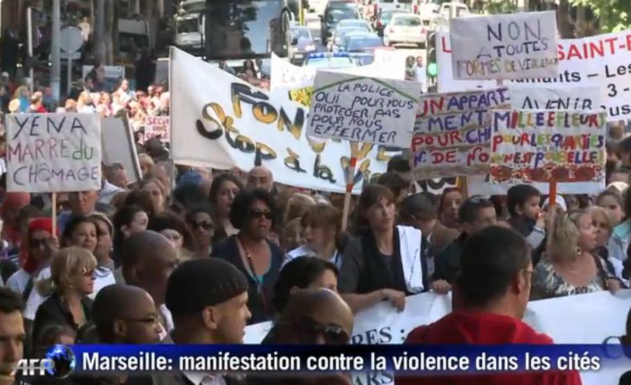 Marseille : une manif contre la violence