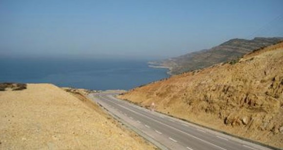 Rénovation de la route de Korbous
