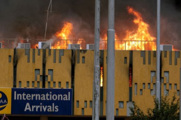 Incendie de l'aéroport de Nairobi