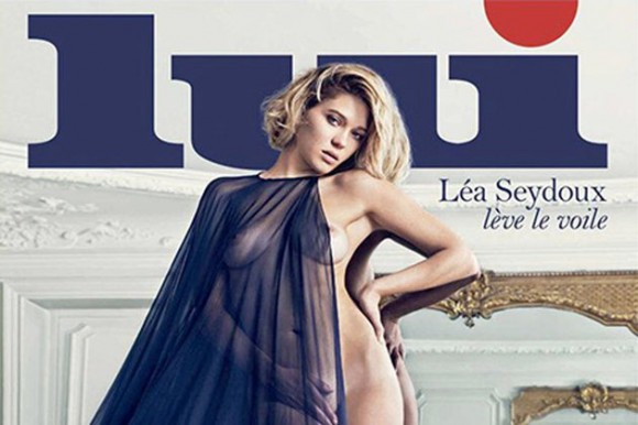 L'actrice Léa Seydoux pose en couverture du nouveau "Lui". © Capture d'écran
