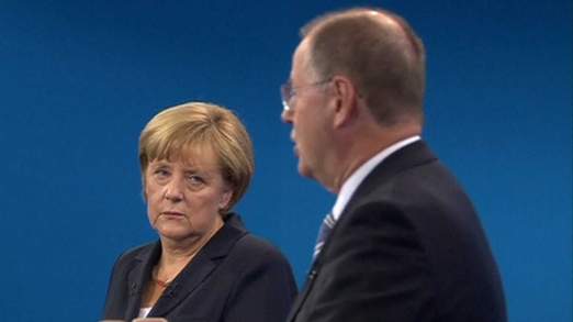Angela Merkel peut être contrainte de former une coalition avec le parti de centre-gauche.