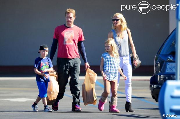 Gwyneth Paltrow et Chris Martin en famille à Los Angeles