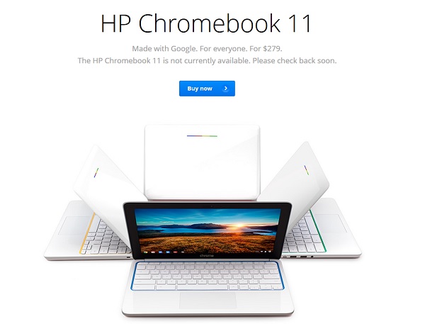 Hp chromebook 11 : tout juste commercialisé et déjà retiré de la vente