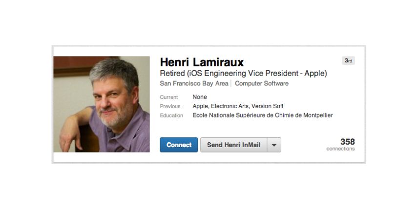 Après 23 ans chez Apple, le Français Henri Lamiraux prend sa retraite