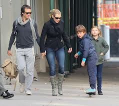 Mia et Joe les deux enfants de Kate Winslet et le troisième en route