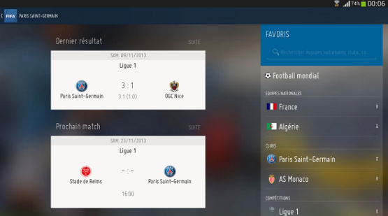 FIFA : une application Android et iOS pour les fans de foot
