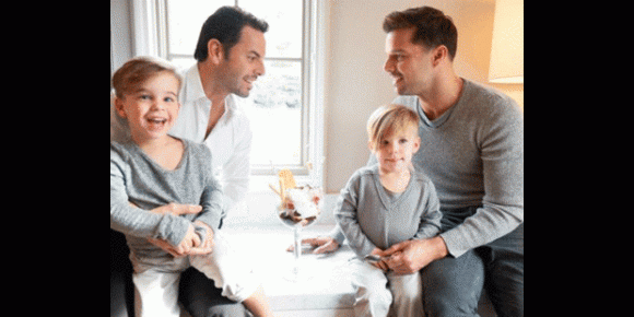 Ricky Martin et sa petite famille