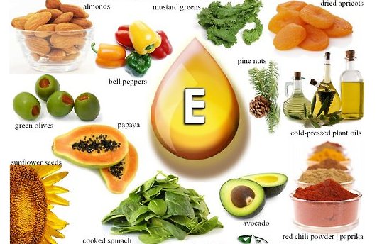 Aliments contenant la vitamine E
