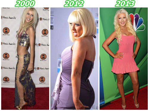 Christina Aguilera: 5 tailles en moins