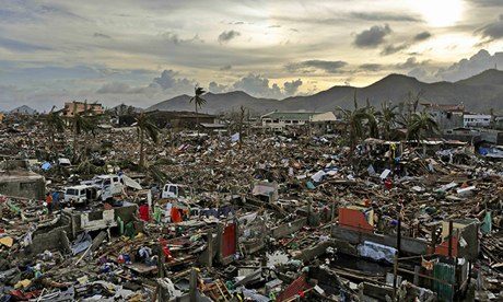 Le Typhoon Haiyan qui frappé les Philippines 
