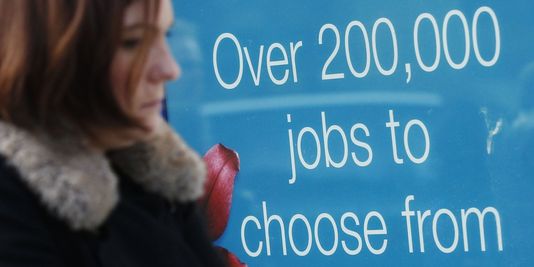 Augmentation du chômage en Grande Bretagne