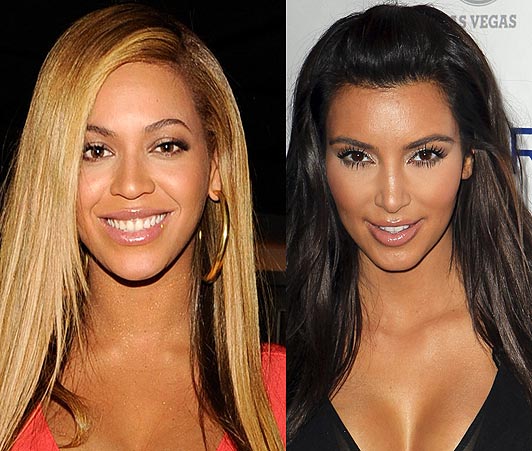 Beyoncé et Kim Kardashian