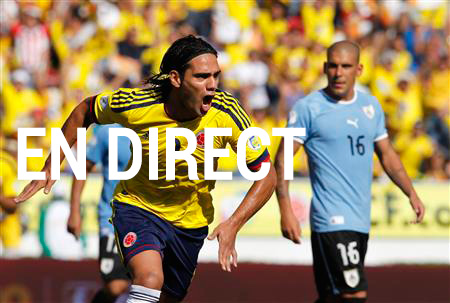 Match Colombie Uruguay en direct tv et streaming sur Internet