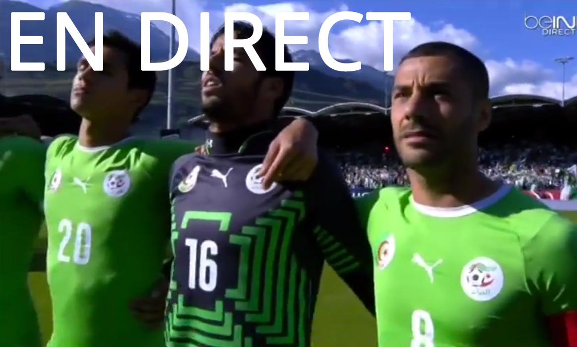 Match Algerie - Roumanie en direct Tv et Streaming sur Internet