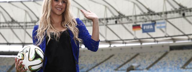 Shakira au Brésil pour la finale