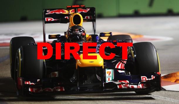 Voir qualifications F1 GP Singapour 2014 en direct live et grille de départ en streaming