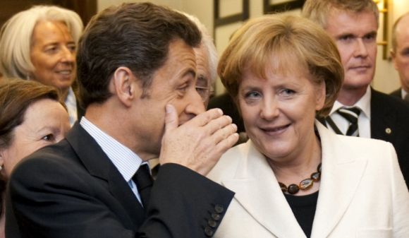 Nicolas Sarkozy & Angela Merkel