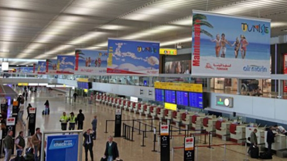 Campagne publicitaire en faveur de la Tunisie à l’aéroport de Genève