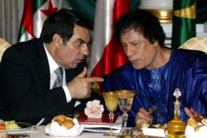 Zine El Abidine Ben Ali & Mouamar Kadhafi