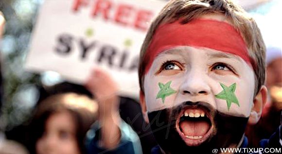 Manifestation de soutien au peuple syrien