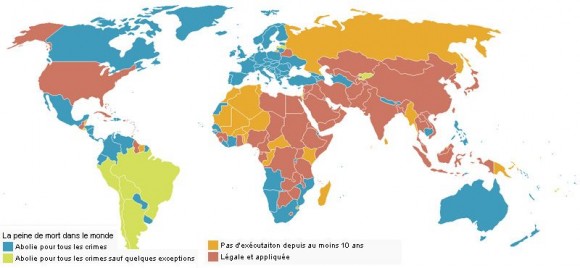 La peine de mort dans le monde