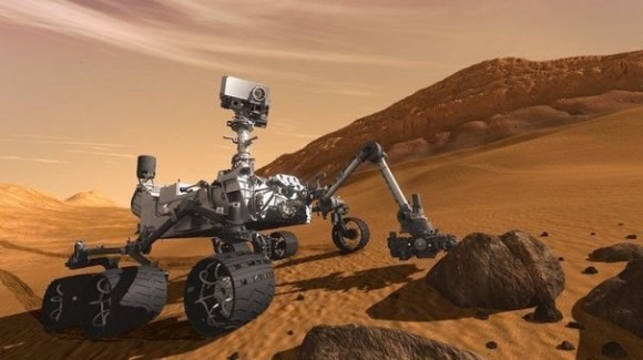 Simulation du robot curiosity sur Mars