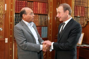 Moncef Marzouki - Bertrand Delanoë