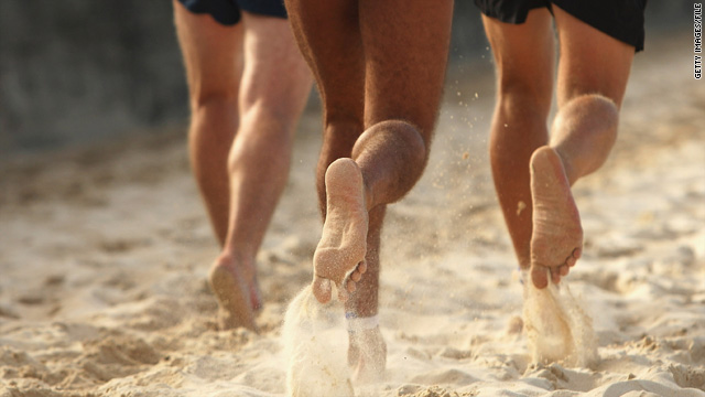 Le barefoot running ou "courir les pieds nus"