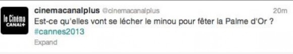 Tweet homophobe de Canal+