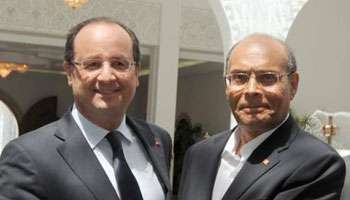 François Hollande - Moncef Marzouki