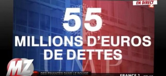 France - UMP : 5 ans pour rembourser 55 millions d'euros