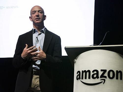 Jeff Bezos, fondateur d'Amazon,