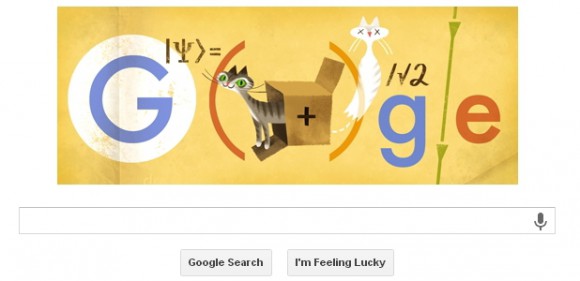 Doodle Google rend homme au physicien Erwin Schrödinger