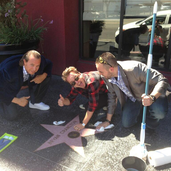 L 'étoile de Bryan Cranston sur le Hollywood Walk of Fame.