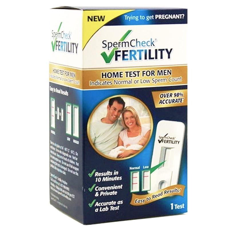 Les hommes peuvent effectuer un test de fertilité dans l'intimité de leur foyer