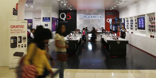 BlackBerry envisageait de licencier environ 4.500 employés, soit environ 40% de ses effectifs