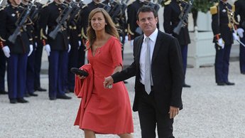 Anne Gravoin,et son mari Manuel Valls
