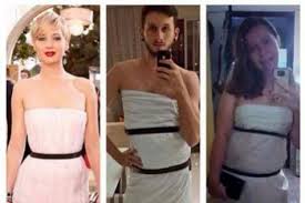 Des personnes tentent à leur façon de recréer la robe Dior de Jennifer Lawrence