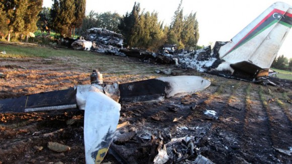 Crash d'un avion militaire libyen en Tunisie