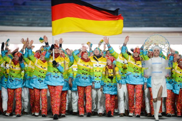 Ceremonie d'Ouverture - Equipe Allemagne