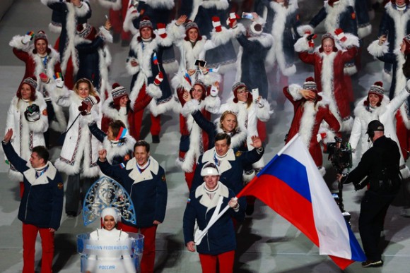 Ceremonie d'Ouverture - Equipe Russie
