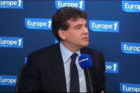 Arnaud Montebourg s'exprimant sur les ondes d'Europe 1.